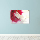 Witte Bloem Blossom Foto Enkele Print (Insitu (Houten vloer))