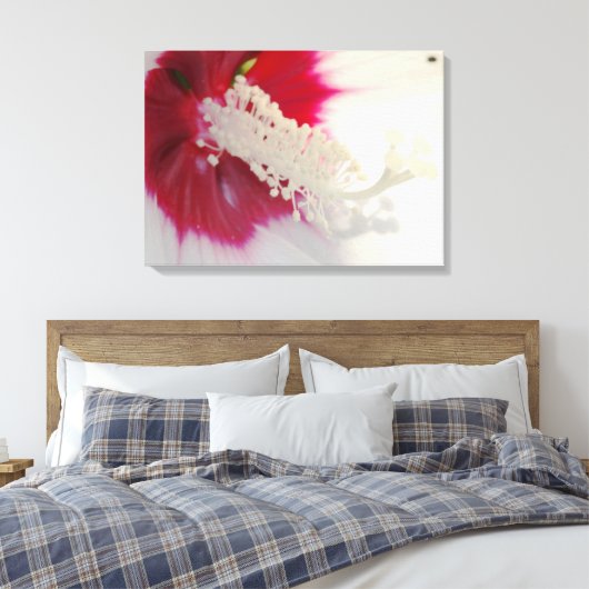 Witte Bloem Blossom Foto Enkele Print (Insitu (Slaapkamer))