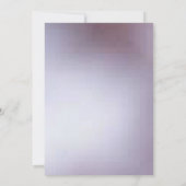 Witte Bloem bruiloft Kaart (Achterkant)