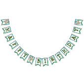 Witte bloem bunting banner (Alle)