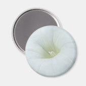 Witte Bloem Center Magneet (Voorkant / Achterkant)
