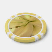 Witte Bloem Clay Poker Chips (Enkel)
