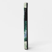 Witte Bloem en Hemelsblauwe Mandala Case-Mate iPhone Case (Achterkant/links)