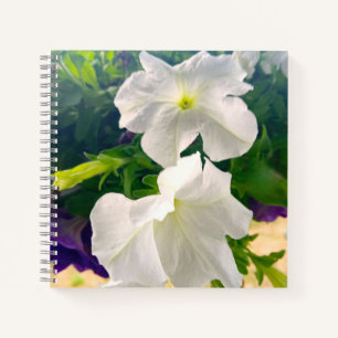 Witte Bloem Foto Bijbelvers Gods zegen Notitieboek