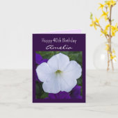 Witte Bloem Foto Schoonheid voor Assen Bijbelvers Kaart (Gele Bloem)