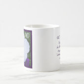 Witte Bloem Foto Schoonheid voor Assen Bijbelvers Koffiemok (Center)