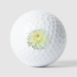 Witte bloem golfballen