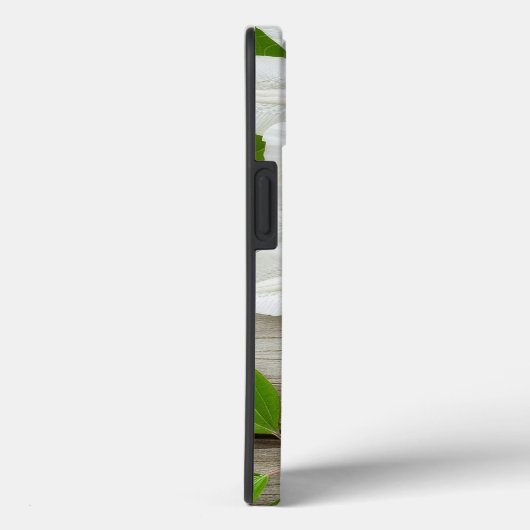 Witte Bloem iPhone Case (Achterkant / Rechts)