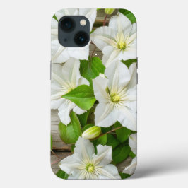 Witte Bloem iPhone Case