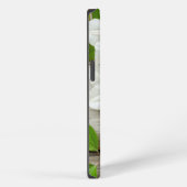 Witte Bloem iPhone Case Hoesje (Rechterkant)