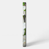 Witte Bloem iPhone Case Hoesje (Linkerkant)