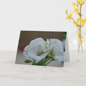 Witte bloem kaart (Gele Bloem)