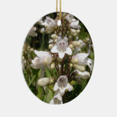 Witte Bloem Keramisch Ornament (Rechts)