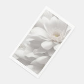 Witte Bloem Keukenhanddoek Servet (Hoek)