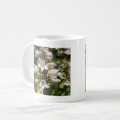 Witte Bloem Koffiemok (Voorkant links)