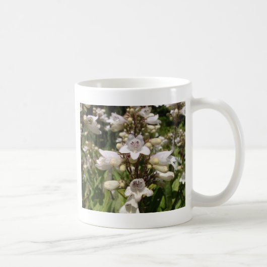 Witte Bloem Koffiemok (Rechts)