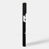 Witte bloem kunstwerk met luxe goud Case-Mate iPhone case (Achterkant / Rechts)