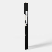 Witte bloem kunstwerk met luxe goud Case-Mate iPhone case (Achterkant / Links)