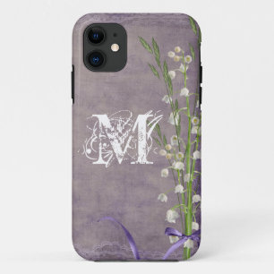 Witte Bloem Land Kant Monogram IPHONE 5 Hoesje