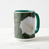 Witte Bloem Mok (Voorkant rechts)