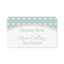 Witte Bloem Patroon op Green Tiled Arch