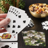 Witte Bloem Pokerkaarten (Insitu)