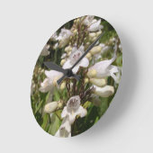 Witte Bloem Ronde Klok (Hoek)