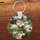 Witte Bloem Sleutelhanger (Voorkant)