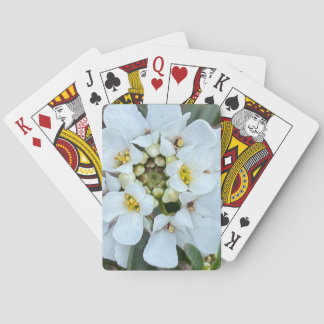 witte bloem speelkaarten