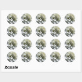 Witte Bloem Stickers (Vel)