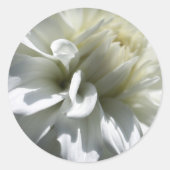 Witte Bloem Stickers (Voorkant)