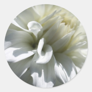 Witte Bloem Stickers