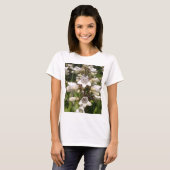 Witte Bloem T-shirt (Voorkant volledig)
