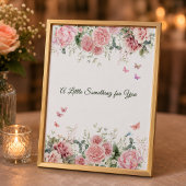 Witte bloem vlinder gunst tafel bord poster