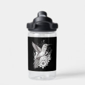 Witte Bloem Waterfles (Achterkant)