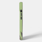 Witte bloemboeket aangepaste naam Case-Mate iPhone case (Achterkant / Links)