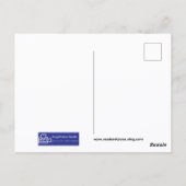WITTE BLOEMEN #1 BRIEFKAART (Achterkant)