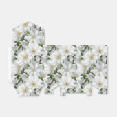 Witte Bloemen Bedankdoosjes (Uitgevouwen)