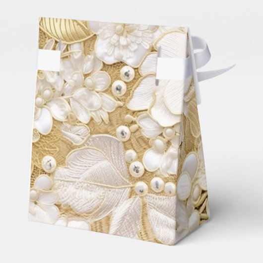 Witte Bloemen Bedankdoosjes (Achterkant)