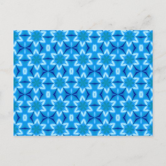 Witte bloemen, bevroren briefkaart (Voorkant)