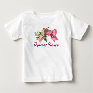 witte bloemen boeket baby t-shirt