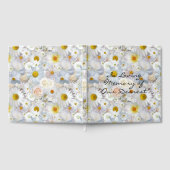 Witte bloemen boeket bloemen begrafenis gastenboek (Volledig)