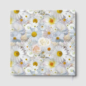 Witte bloemen boeket bloemen begrafenis gastenboek (Achterkant)