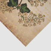 witte bloemen botanisch tissuepapier (Detail)