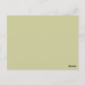 Witte Bloemen bruiloft gunsten Briefkaart (Achterkant)