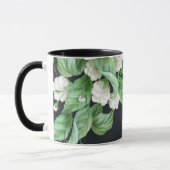 Witte Bloemen Bruiloft Mok (Links)