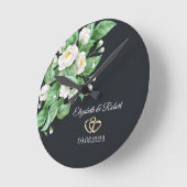 Witte Bloemen Bruiloft Ronde Klok (Hoek)