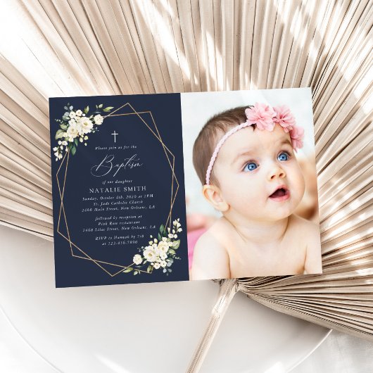 Witte Bloemen, Crème Bloemen, Boho, Bloemendoop Kaart