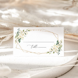 Witte Bloemen, Crème Bloemen, Groene Tinten, Bruil Plaatskaartje