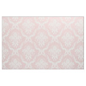 Witte Bloemen Damasks Custom Pastel roze achtergro Stof (Fat Quarter)